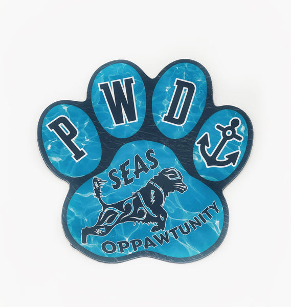 Paw Print Magnets